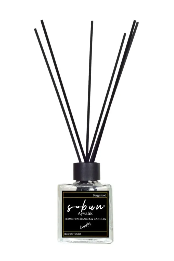 Cunda Özel Bambu Çubuklu Oda Kokusu 100 ml - Bergamot Ve Sandal Ağacı